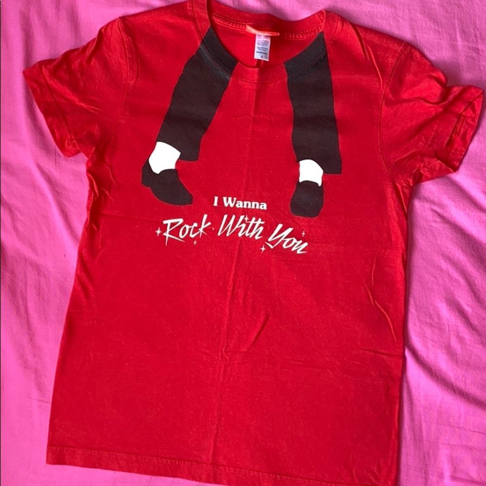 Unisex Michael Jackson- “I wanna rock with you”Tee